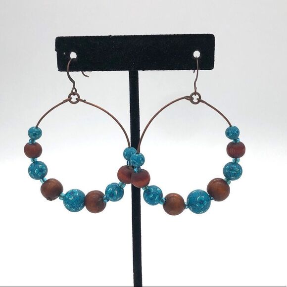 🍭6/$30 Boho Hoop Earrings - Picture 1 of 2